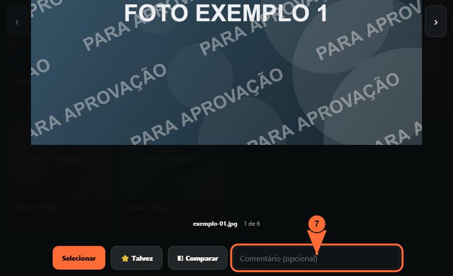 7. Comente esta foto